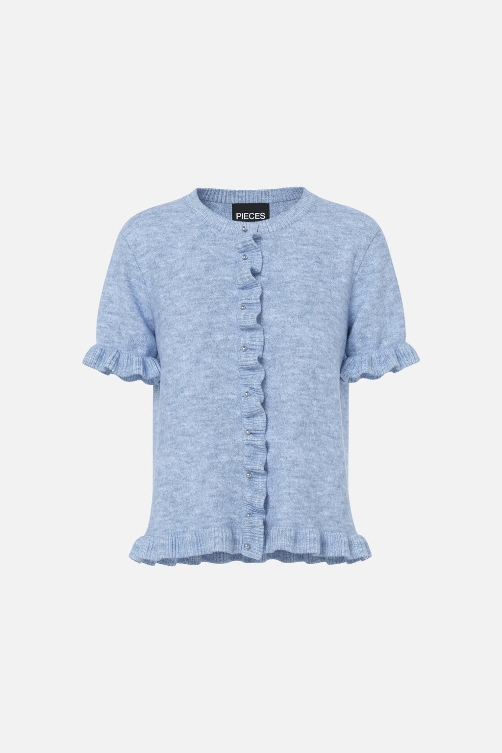 Lydia Flæse Strik Cardigan - Kashmir Blå