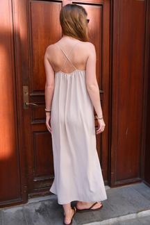 Alicia kjole - Beige