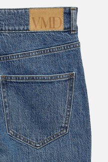 Tessa Wide Pocket Jeans - Medium Blå Denim