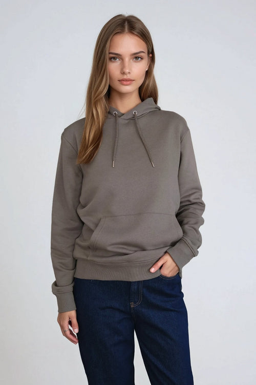 Sweatshirt Hættetrøje - Army