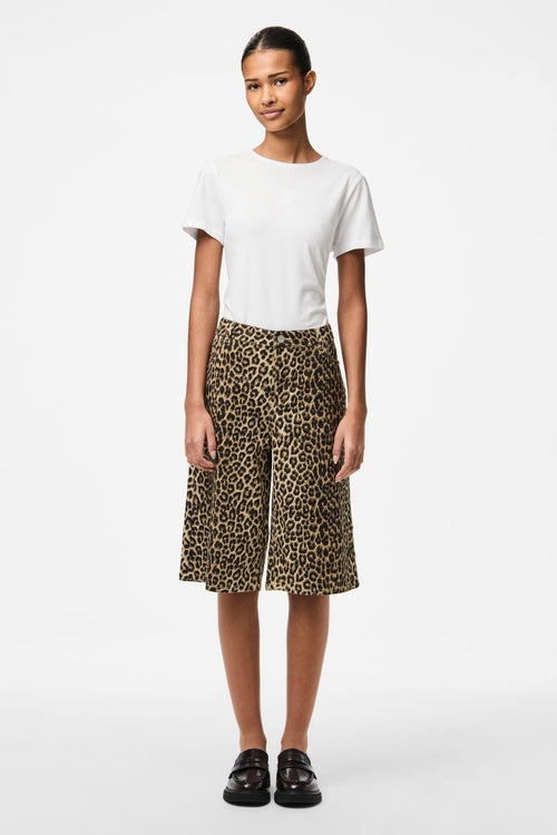 Salume Brede Denimshorts - Hvid Peber Leo