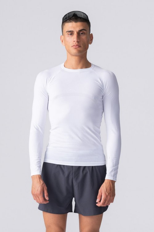 Prime Langærmet T-shirt - Hvid