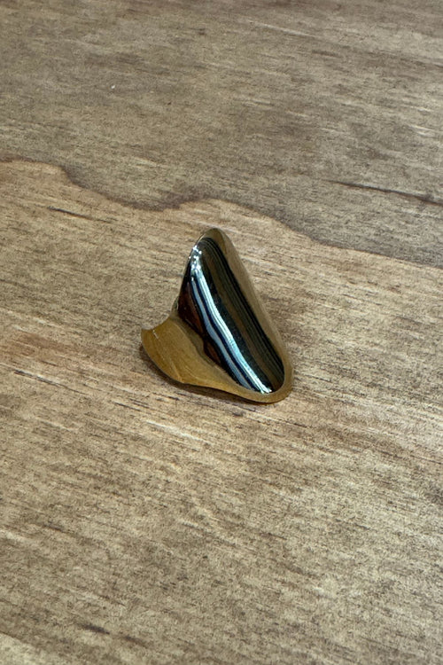 Ellie Luxurious Retro Åben Ring - Guld
