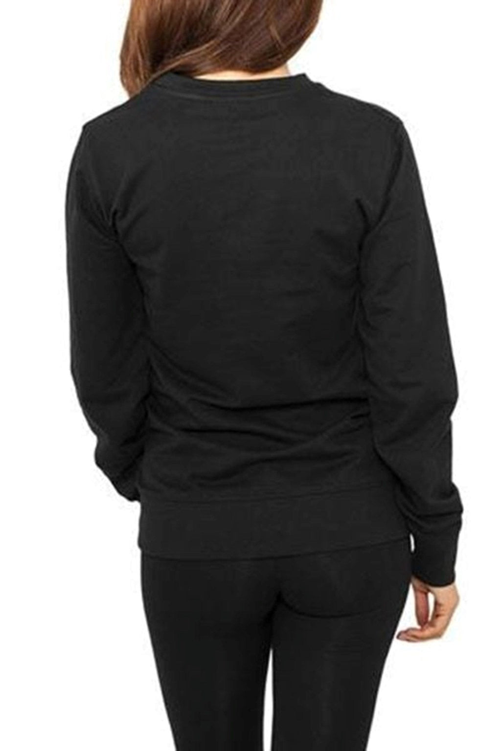 Basic Crewneck - Sort (dame)
