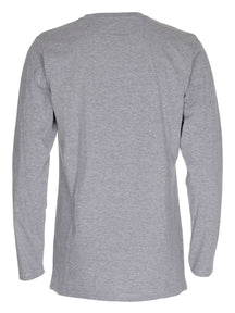 Basic Langærmet T-shirt - Grå