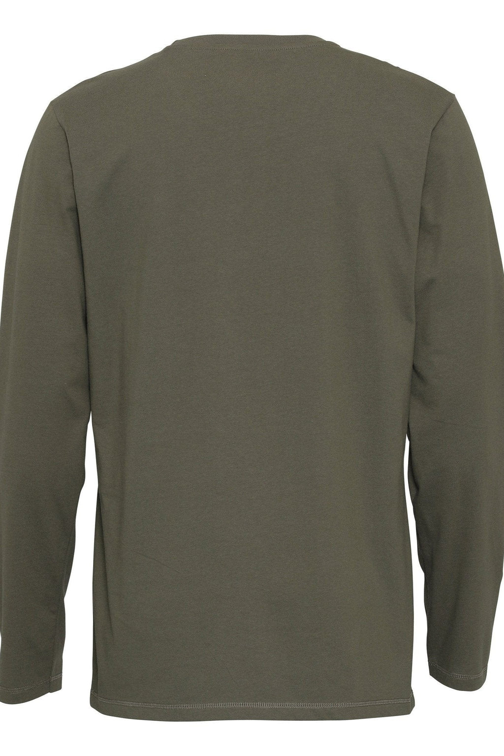 Basic Langærmet T-shirt - Armygrøn
