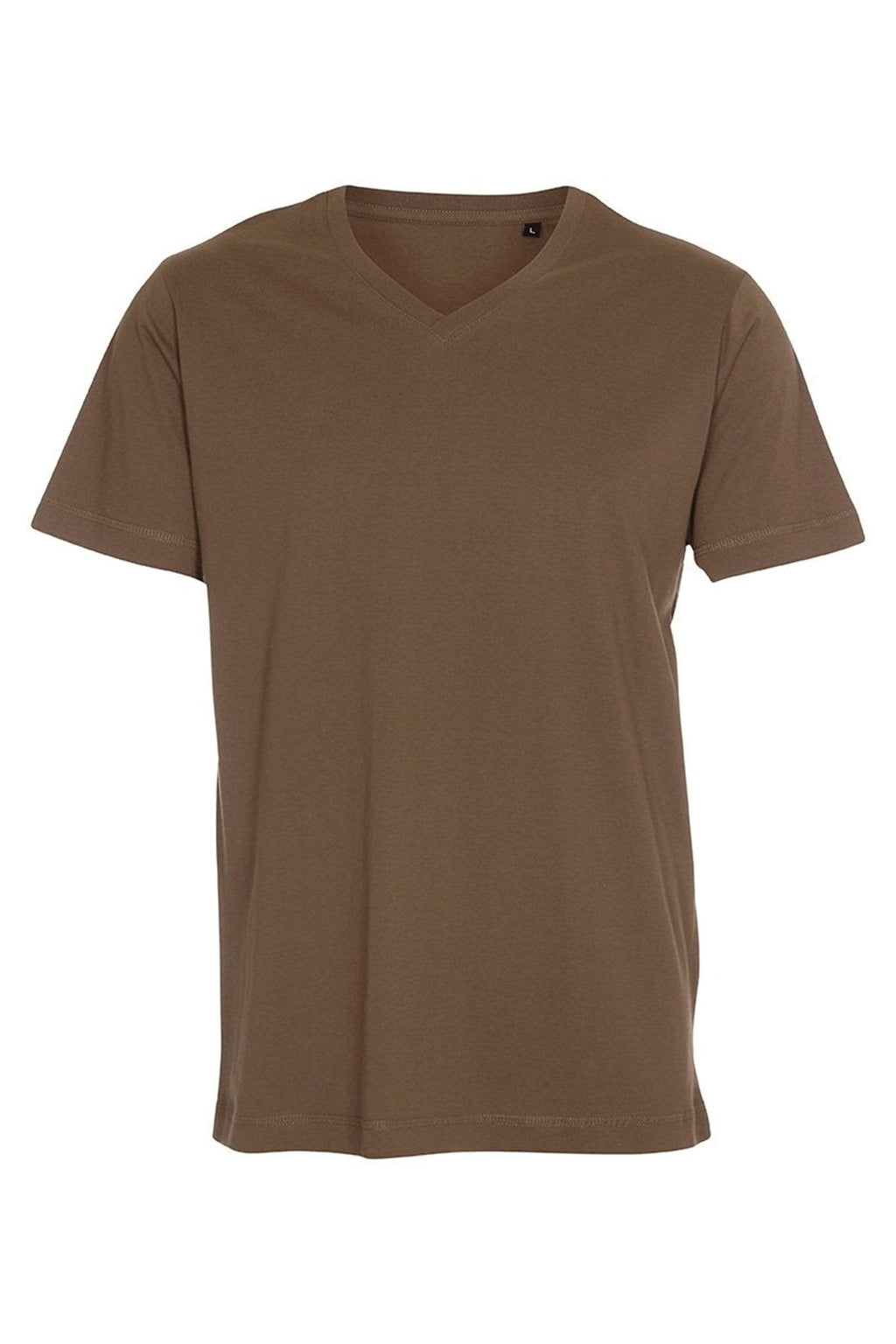 Basic Vneck t-shirt - Oliven