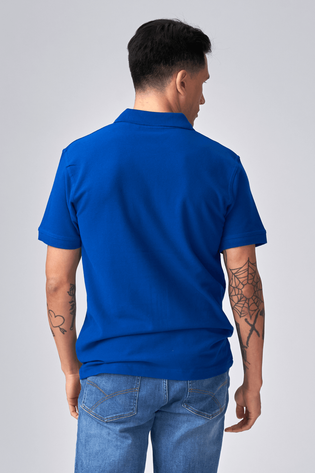 Oversized Polo - Blå