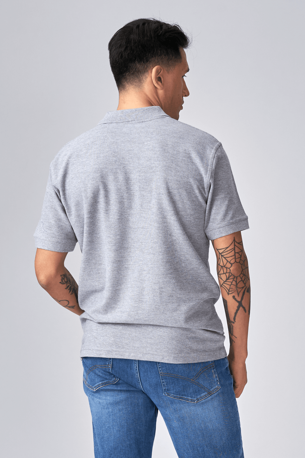 Oversized Polo - Grå