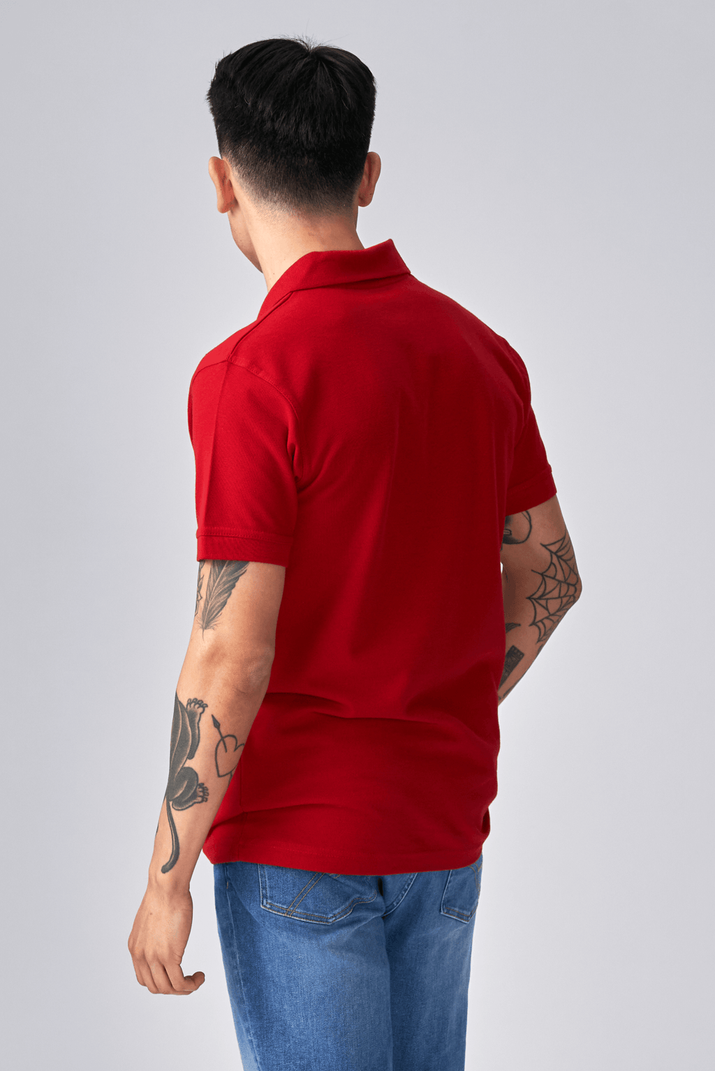 Oversized Polo - Rød