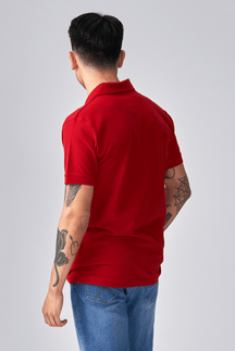 Oversized Polo - Rød