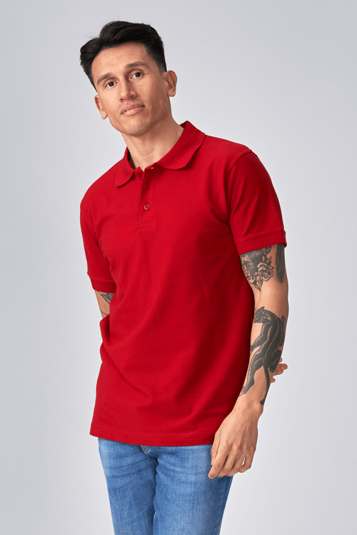 Oversized Polo - Rød