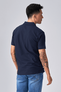 Oversized Polo - Navy