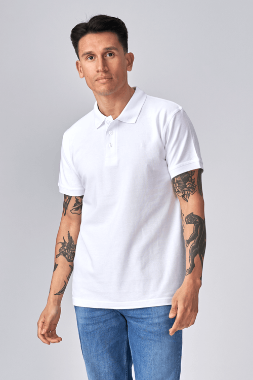 Oversized Polo - Hvid