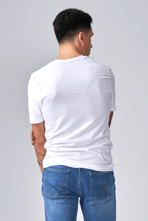 Basic Vneck t-shirt  - Hvid