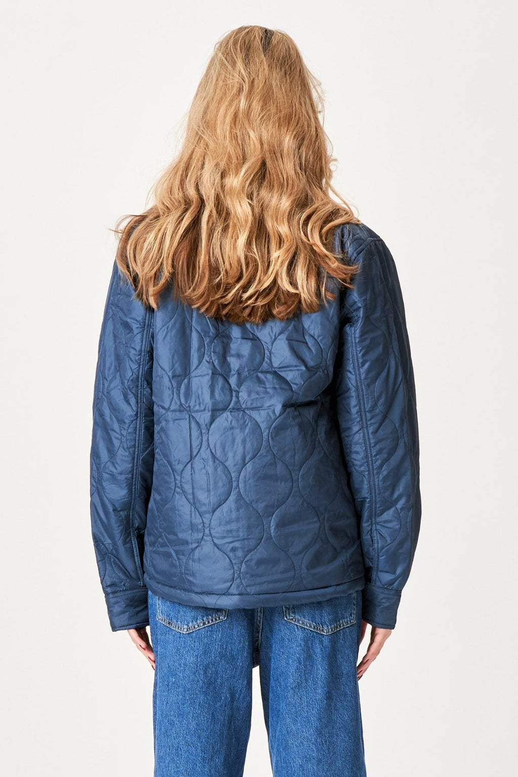 Ella Quiltet Jakke - Navy