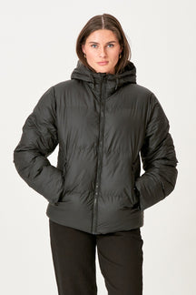 Lexie Coated Jakke - Sort