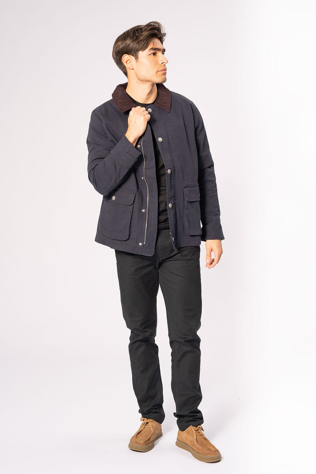 Twill Jakke - Navy