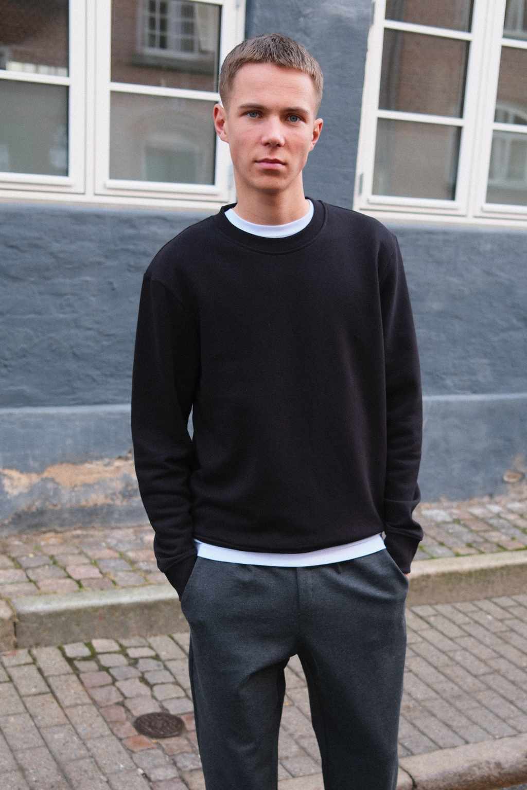 Philip Denim Shorts - Marineblå