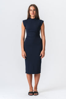 Isabella Kjole - Navy