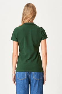 Polo Shirt - Mørke Grøn