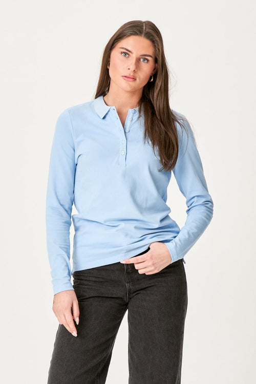 Polo Shirt - Sky Blå