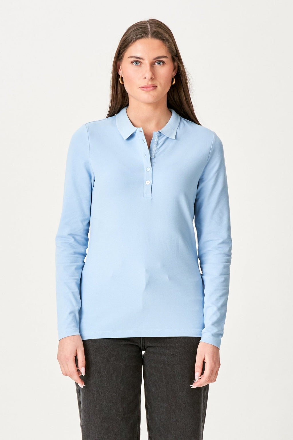 Polo Shirt - Sky Blå