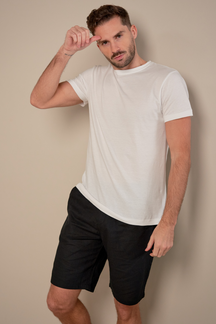 Linen Shorts - Sort