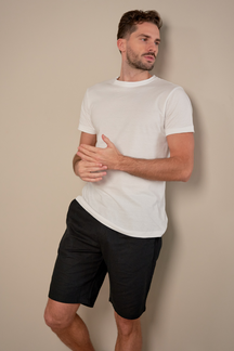 Linen Shorts - Sort