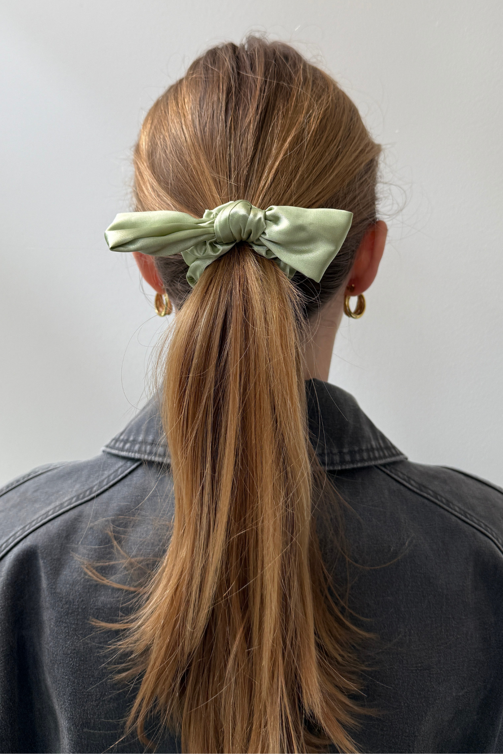 Bow Scrunchie - Grøn