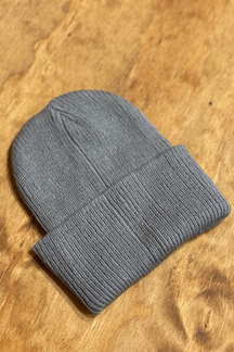 Knitted beanie - Gray