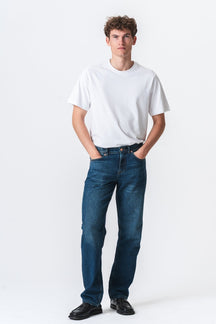 Relaxed Fit Jeans - Mørkeblå Denim