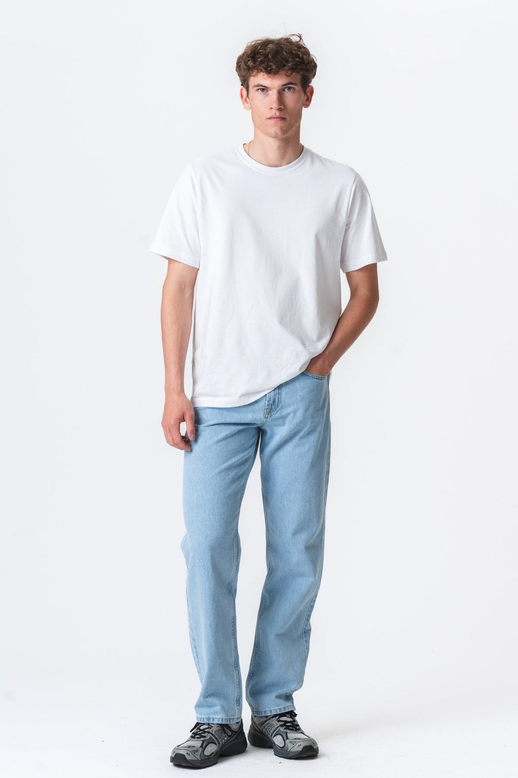 Relaxed Fit Jeans - Lyseblå Denim