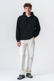Relaxed Fit Jeans - Hvid Denim