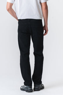 Relaxed Fit Jeans - Ensfarvet Sort