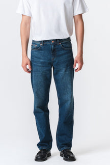 Relaxed Fit Jeans - Mørkeblå Denim