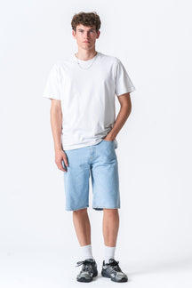 Denim Shorts Loose - Lys Blå