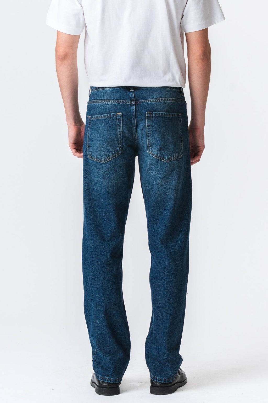 Relaxed Fit Jeans - Mørkeblå Denim
