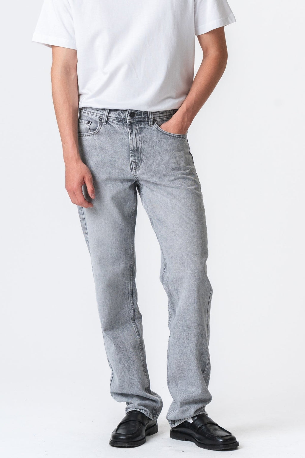 Relaxed Fit Jeans - Grå Denim