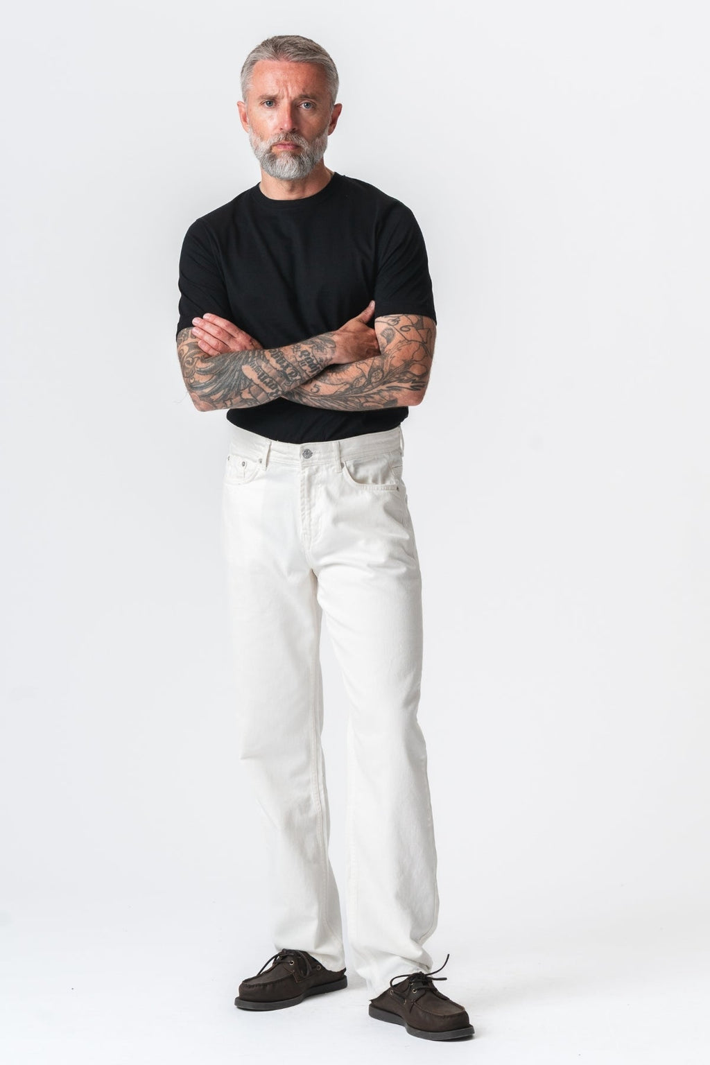 Noah Loose Fit Jeans - Hvid Denim
