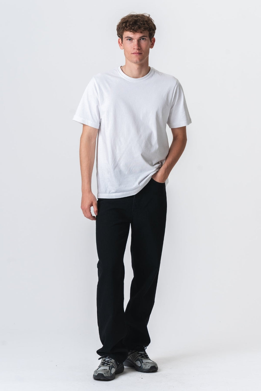 Baggy Jeans - Sort Denim