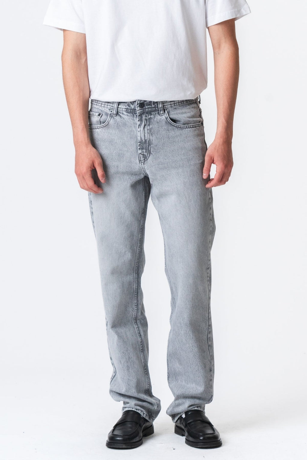 Relaxed Fit Jeans - Grå Denim