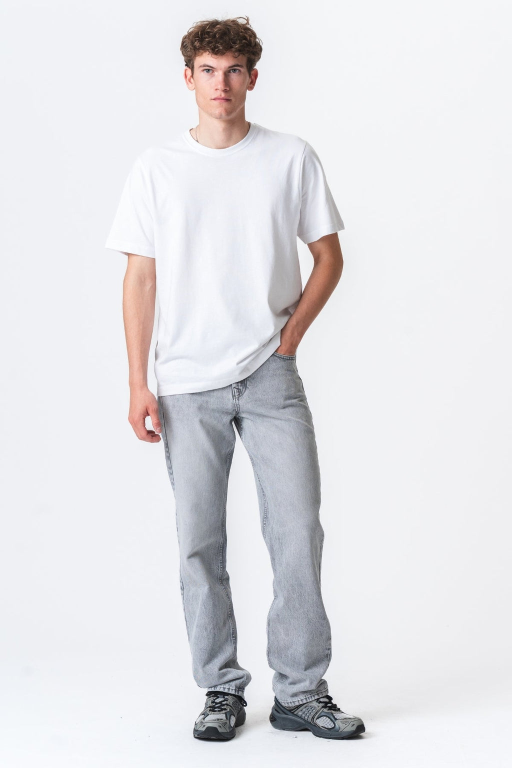 Relaxed Fit Jeans - Grå Denim