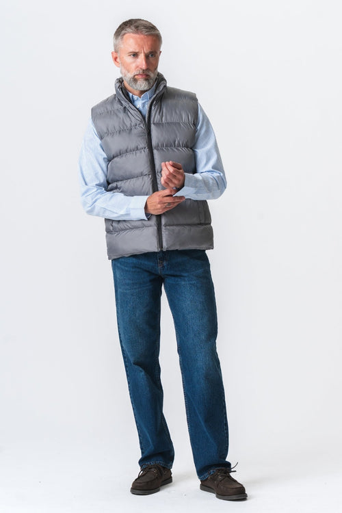 Puffer Vest - Grå
