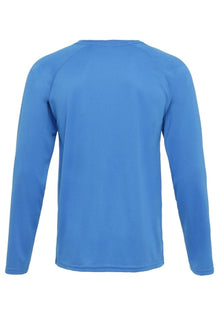 Langærmet Trænings T-shirt - Blå