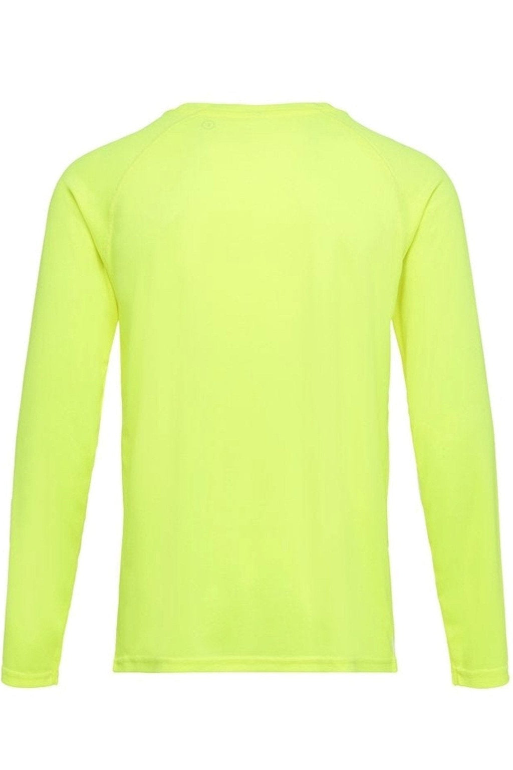 Langærmet Trænings T-shirt - Neon Gul