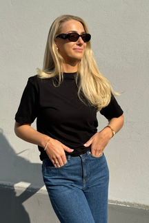 Oversized T-shirt - Sort