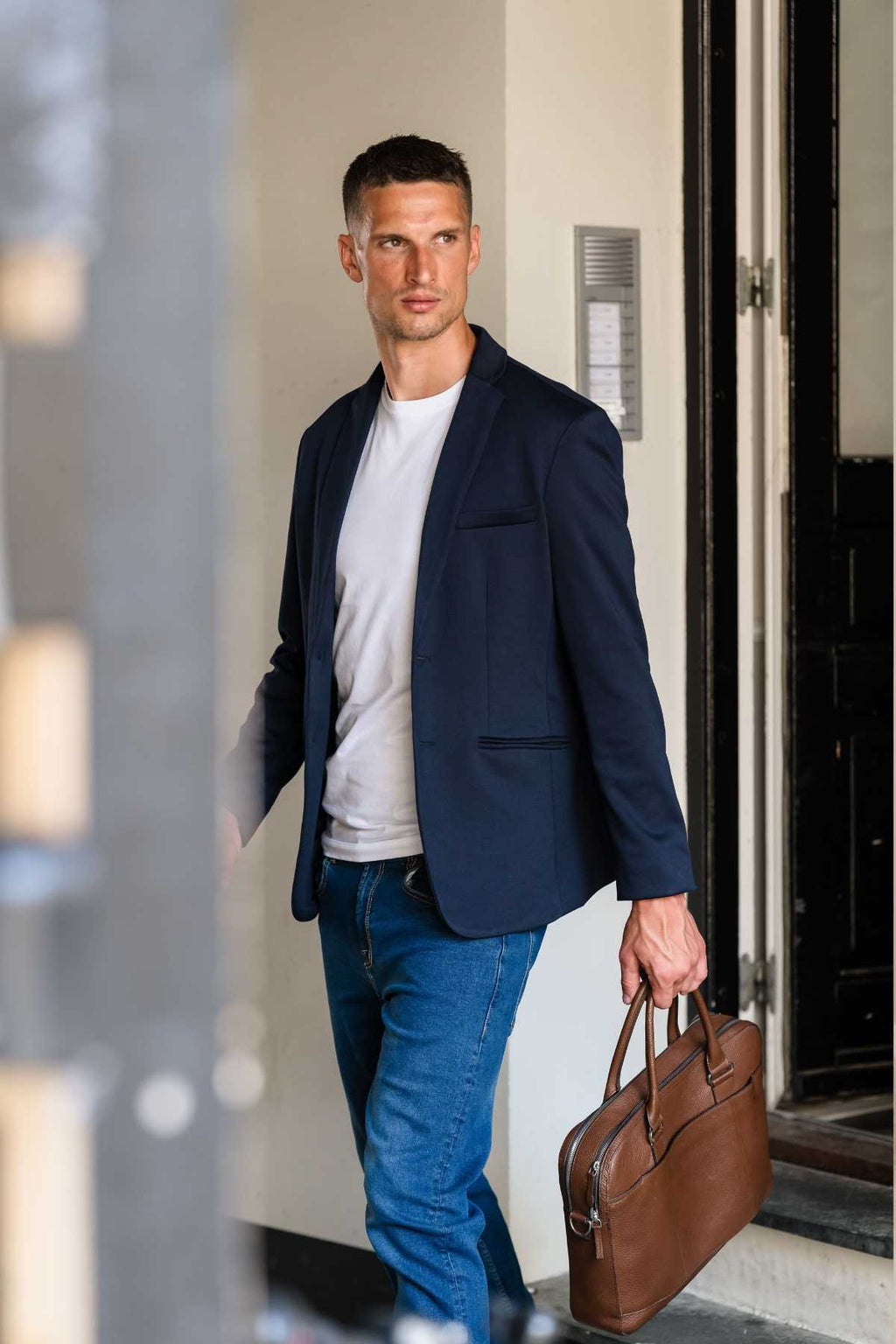 Den Originale Performance Blazer - Navy Blazer