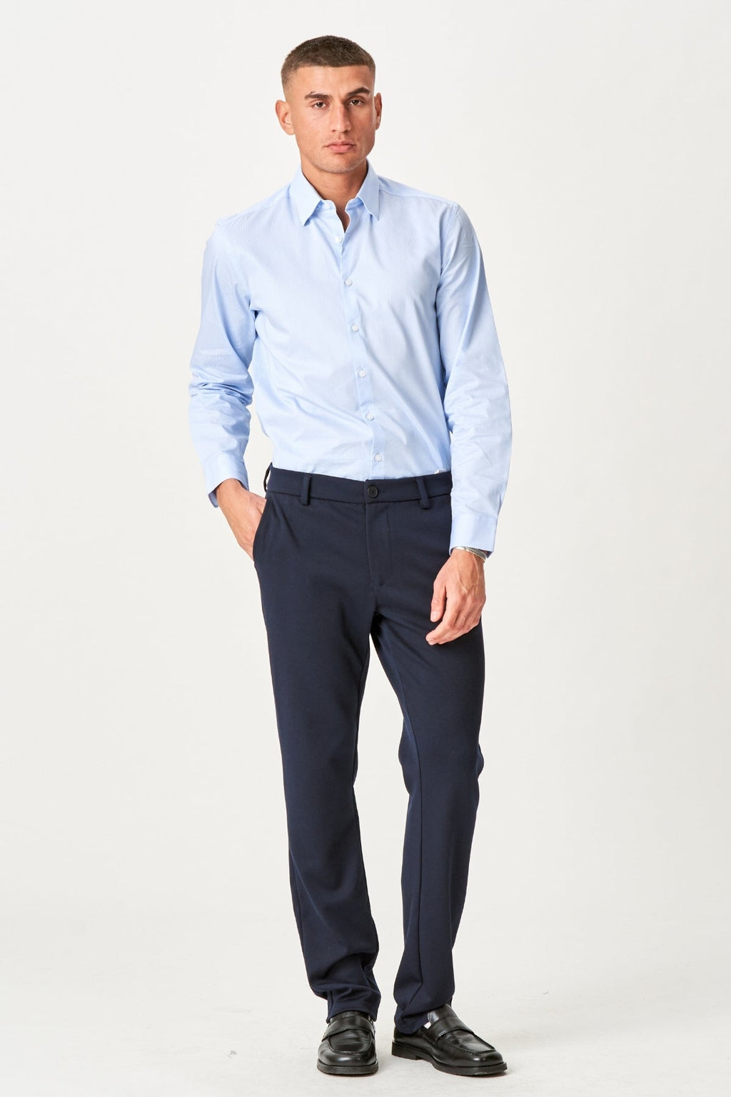 Basic Light T-shirt - Marineblå
