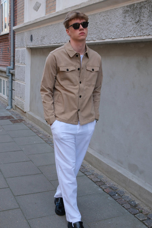 Linnedbukser - Hvid